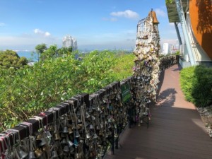 Wishing bells at Mount Faber Park