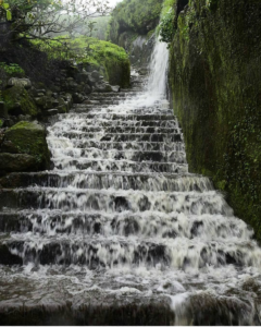 Waterfall Stairway, India