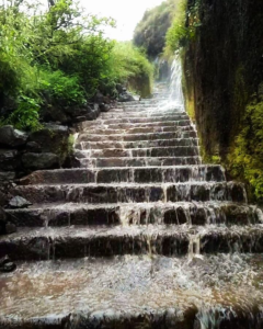 Waterfall Stairway, Visapur Fort