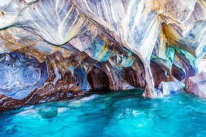 Marble caves, Chile