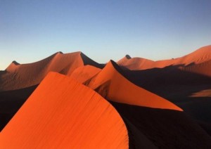 Namib sand dunes