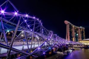 Helix bridge, Singapore