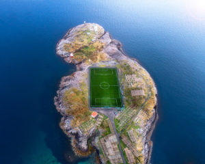Henningsvaer Stadium, Lofoten Norway
