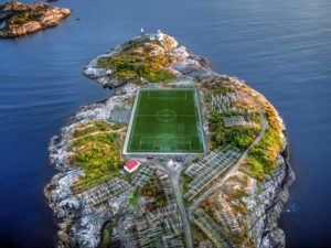 Henningsvaer Stadium, Lofoten Norway