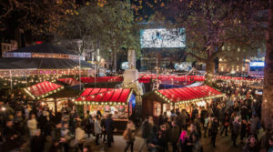 Leicester square christmas market 