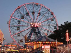Wonder wheel at Coney Island