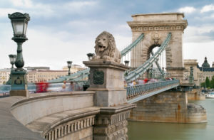 Szechenyi chain bridge, Budapest